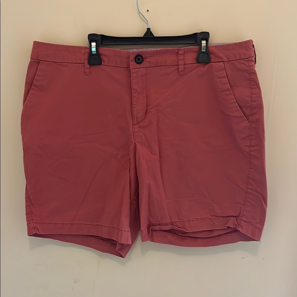 Old Navy Pink Bermuda Shorts Classic Cotton Blend